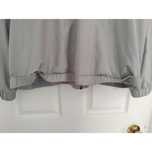Rare Nike Windbreaker Gray White Rain Running Jacket Nylon - 2XL - Picture 10 of 10